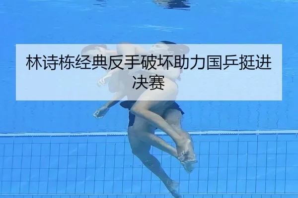 林诗栋经典反手破坏助力国乒挺进决赛